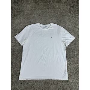 Tommy Hilfiger Shirt Mens XL White Classic Logo Crewneck Tee T-Shirt Casual